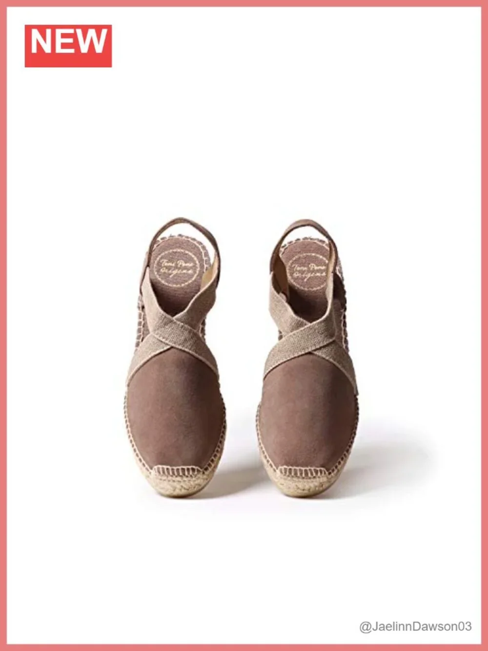 Toni Pons Tona Suede Wedge Espadrille Slip-On Comfort Cushioned